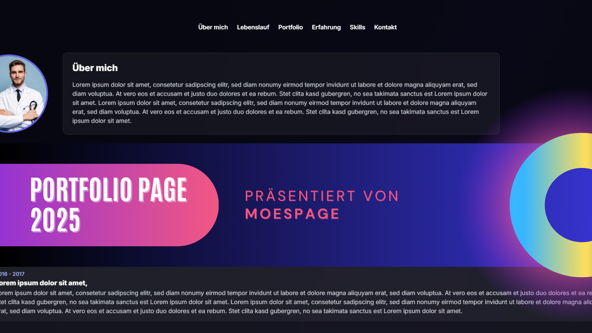 Persönliches Portfolio